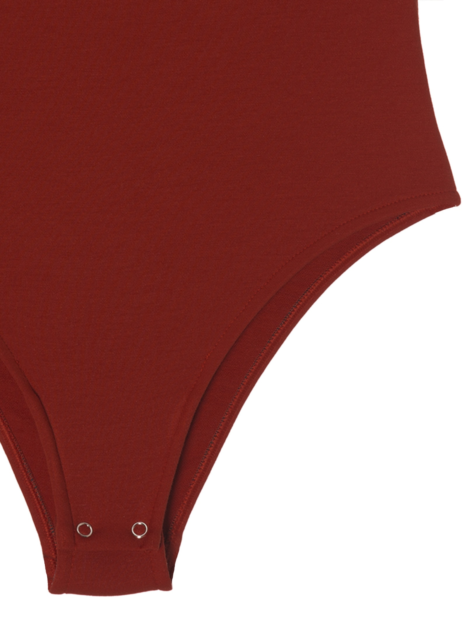 Body Feminino Em Decote Princesa Em Malha Vermelho '2Essential