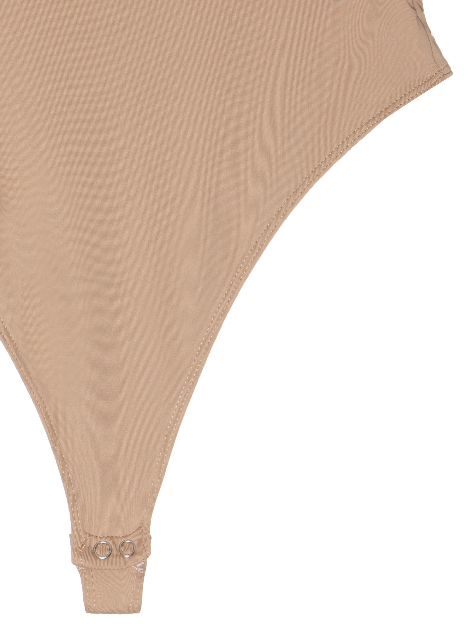 Body Feminino Em Malha Bege Market 33