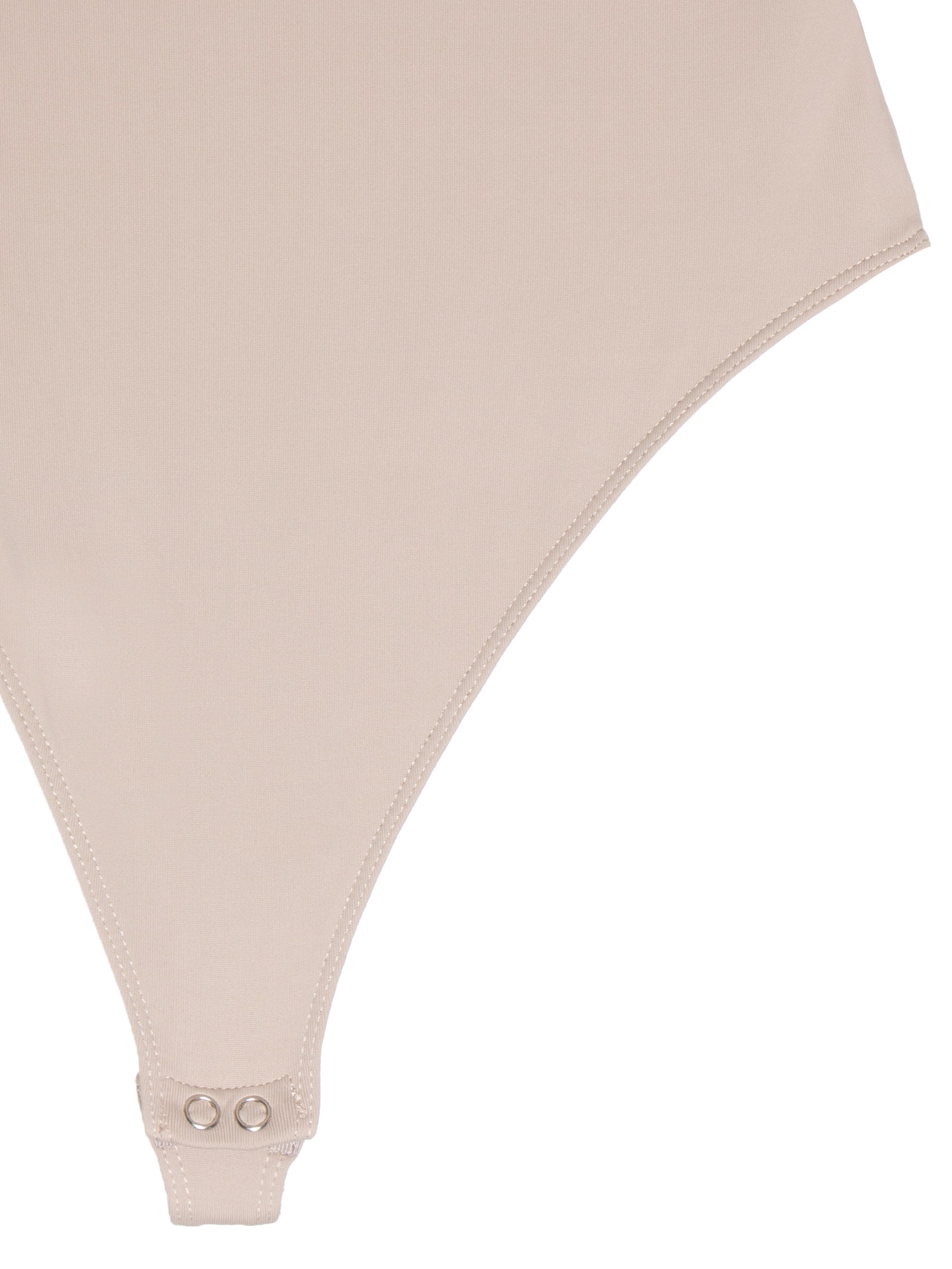 Body Feminino Em Malha Bege Market 33