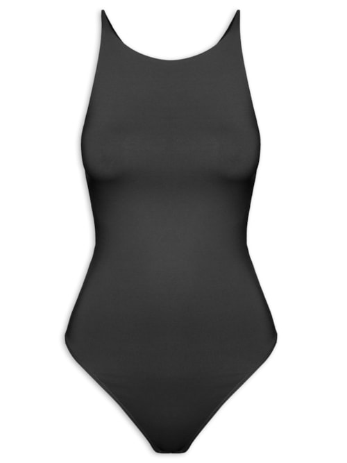 Body Feminino Em Malha – Preto