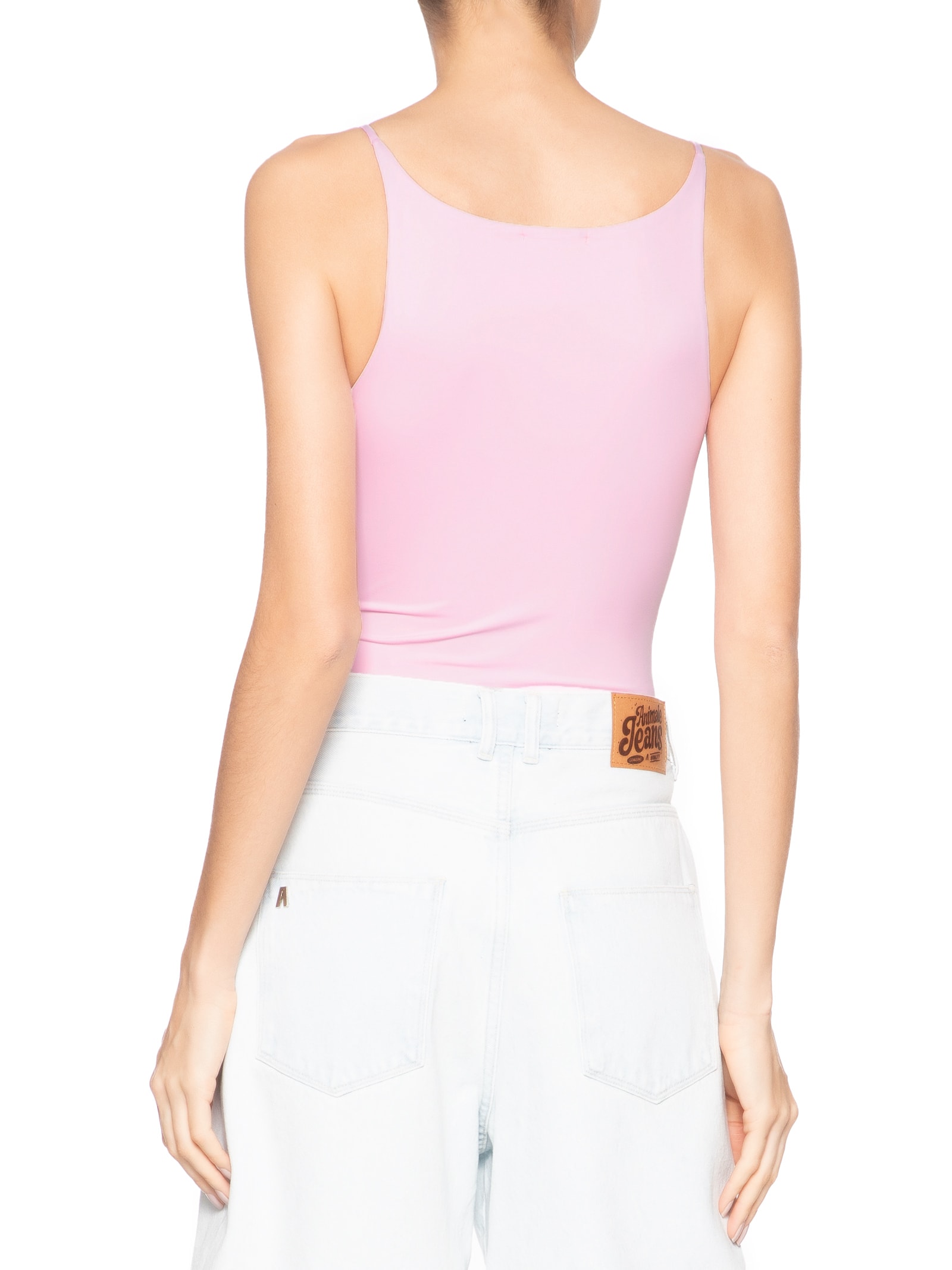 Body Feminino Em Malha Rosa Market 33