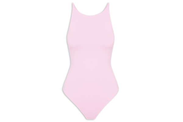 Body Feminino Em Malha - Rosa