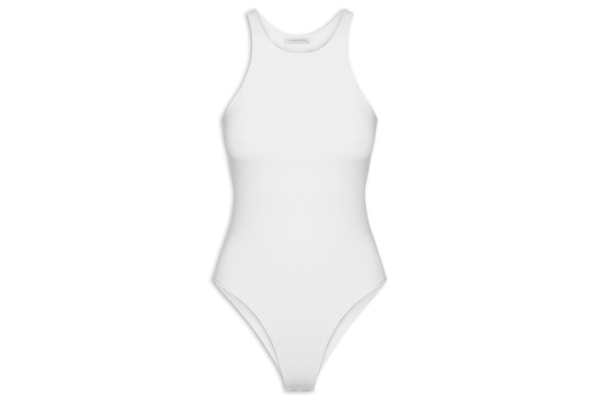 Body Feminino em Poliamida Nadador – Branco