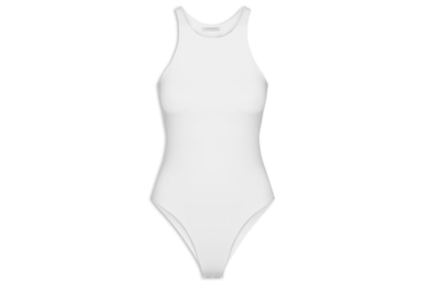 Body Feminino em Poliamida Nadador – Branco