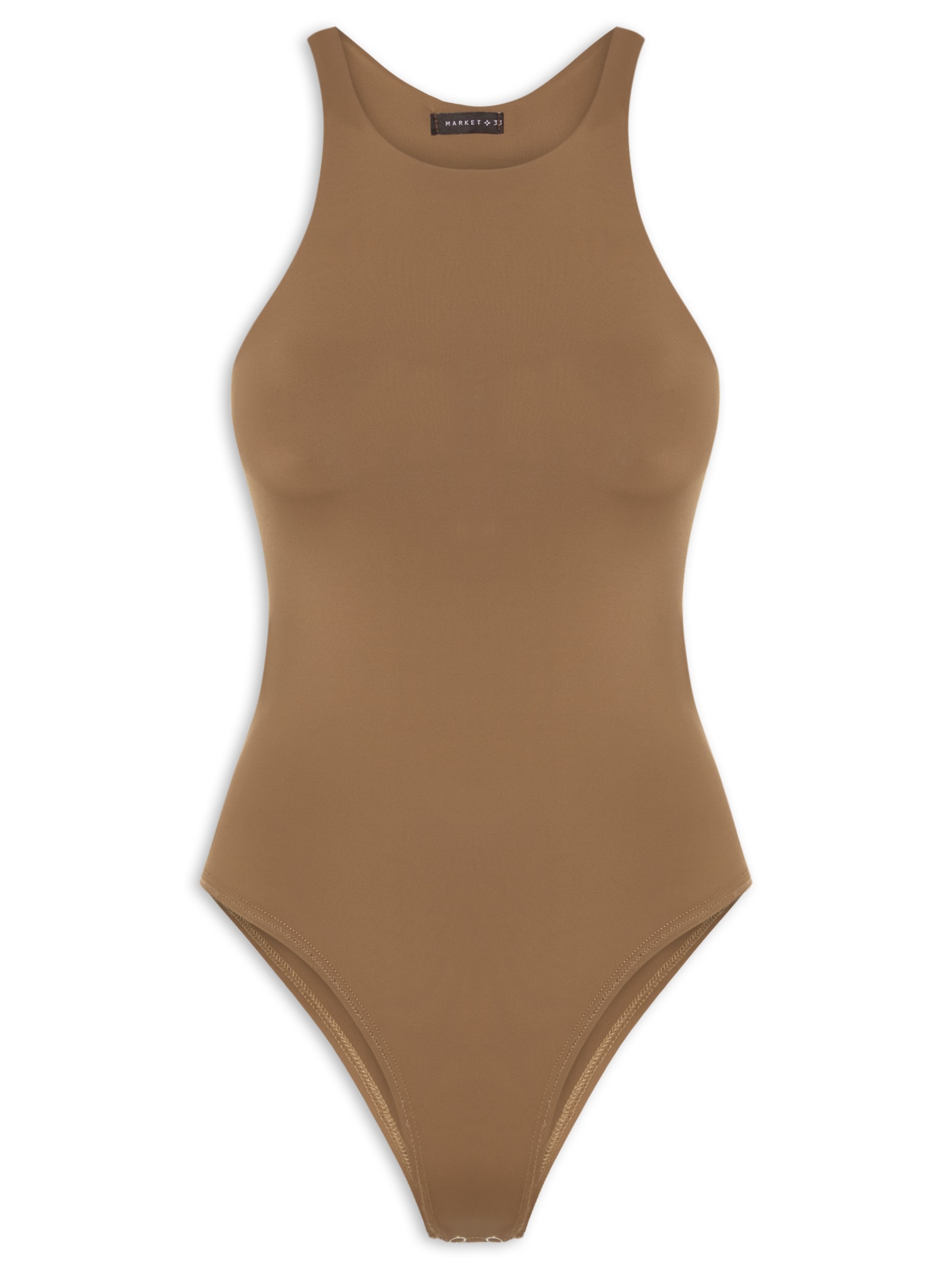 Body Feminino em Poliamida Nadador – Marrom Market 33