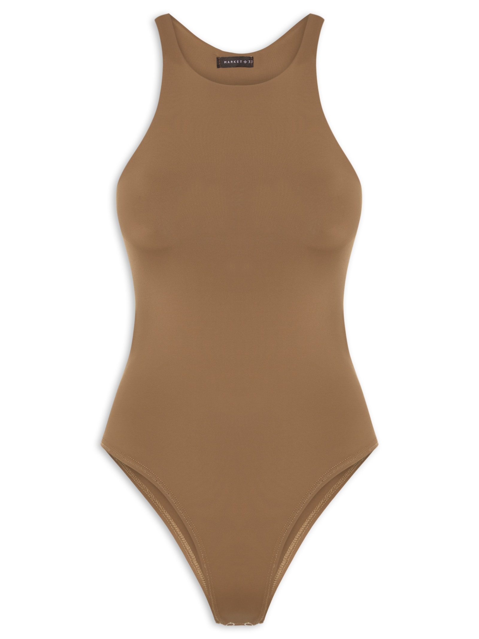 Body Feminino em Poliamida Nadador – Marrom Market 33