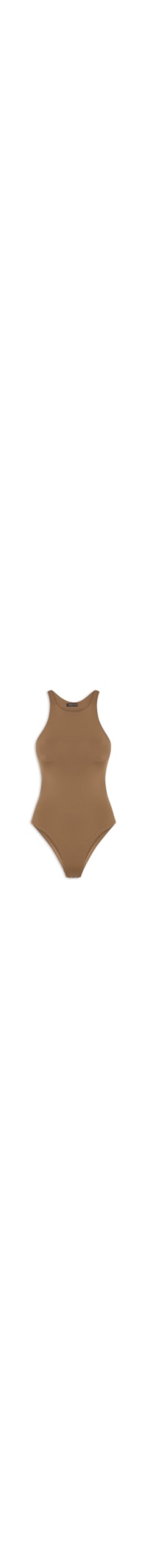 Body Feminino em Poliamida Nadador – Marrom