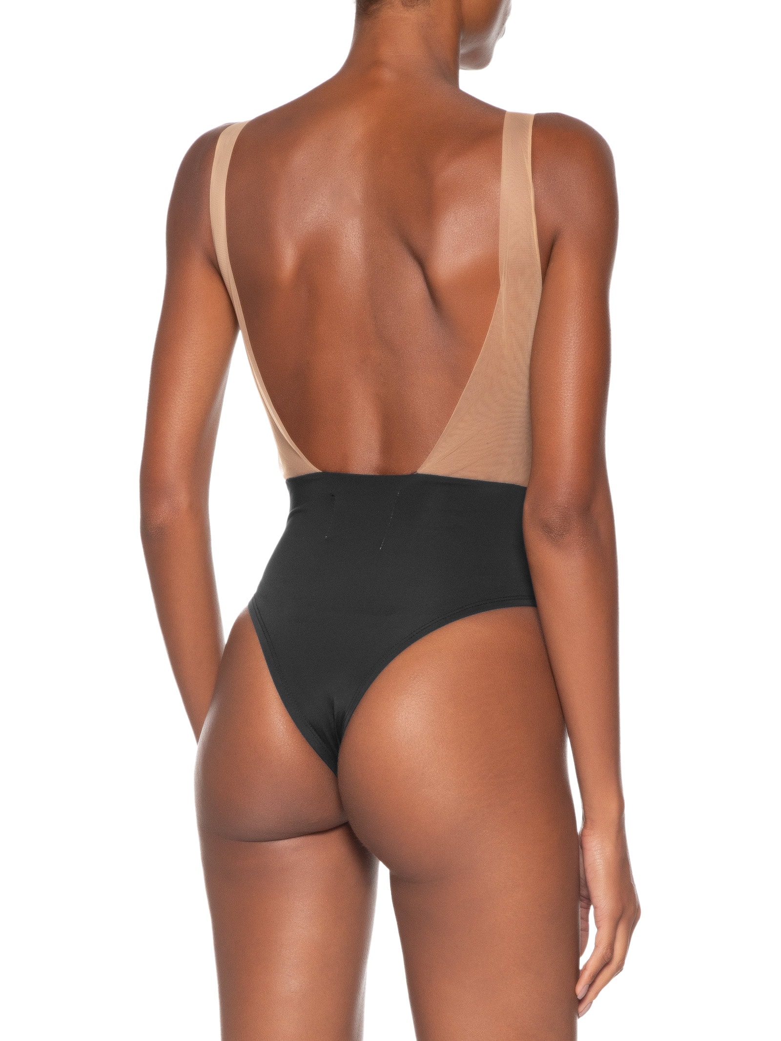 Body Feminino Estrela Preto Carnavália