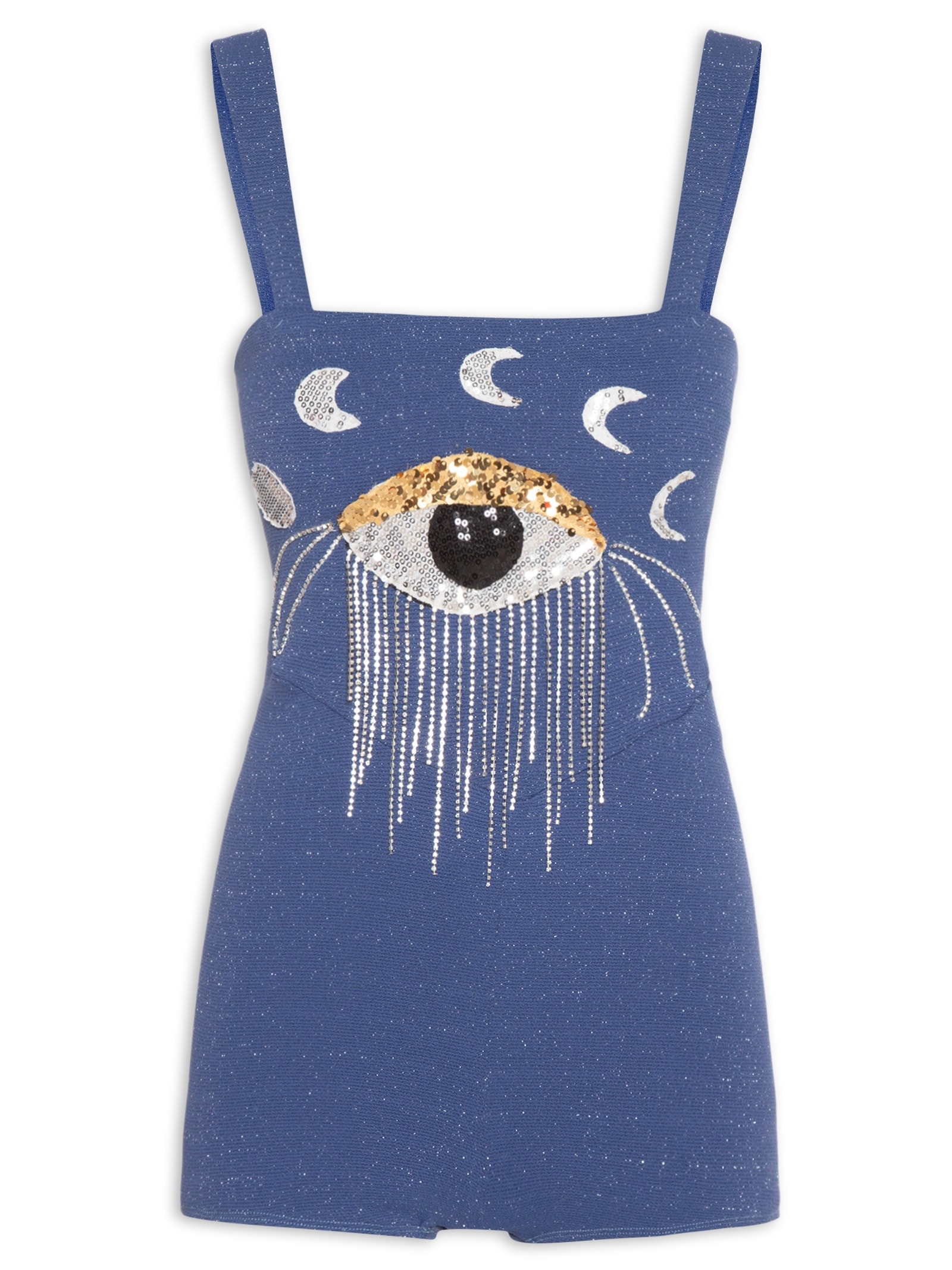 Body Feminino Gal Lua E Olho Azul Carnavália