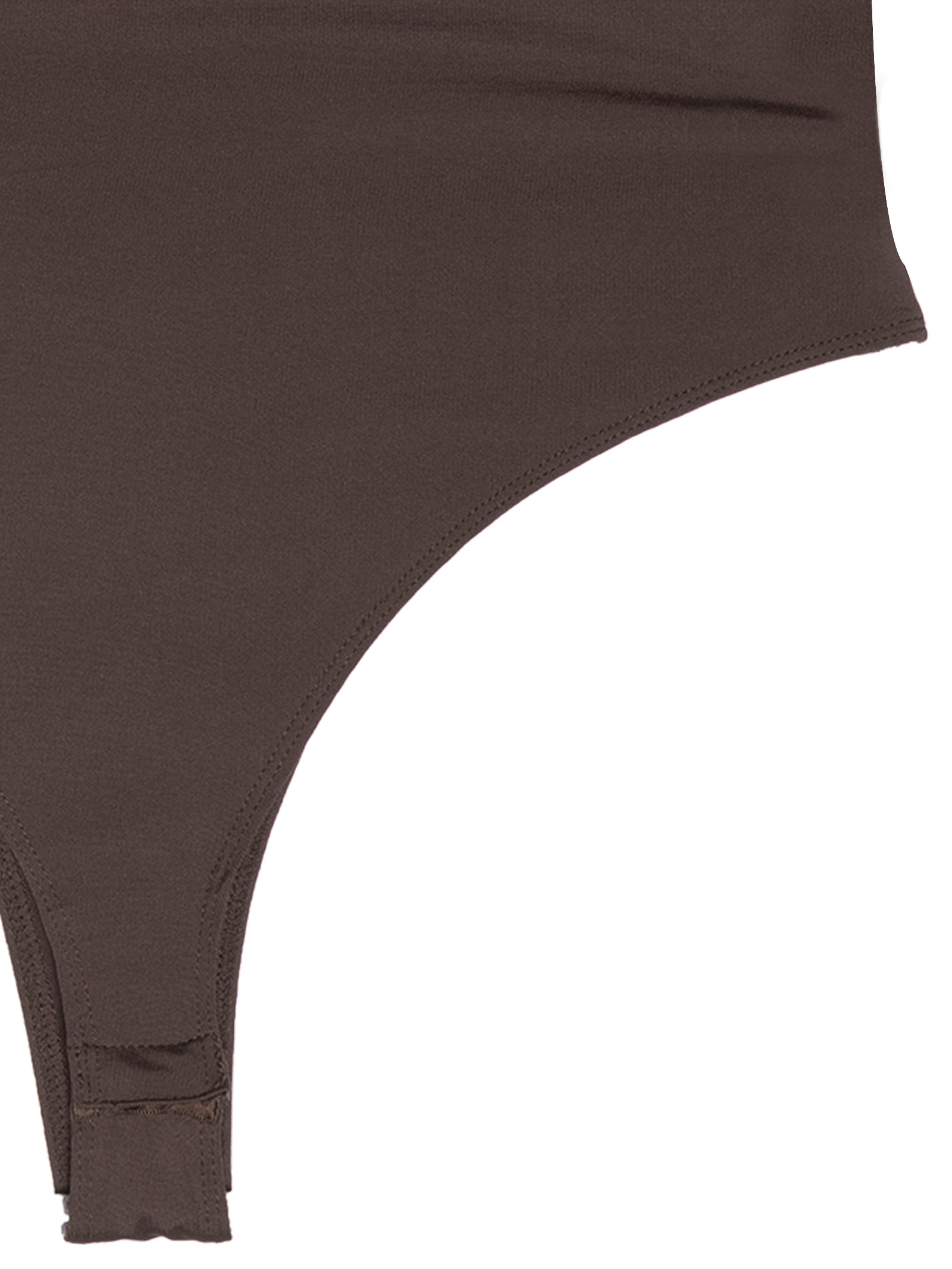 Body Feminino Manga Longa Marrom Market 33