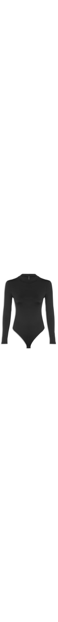 Body Feminino Manga Longa - Preto