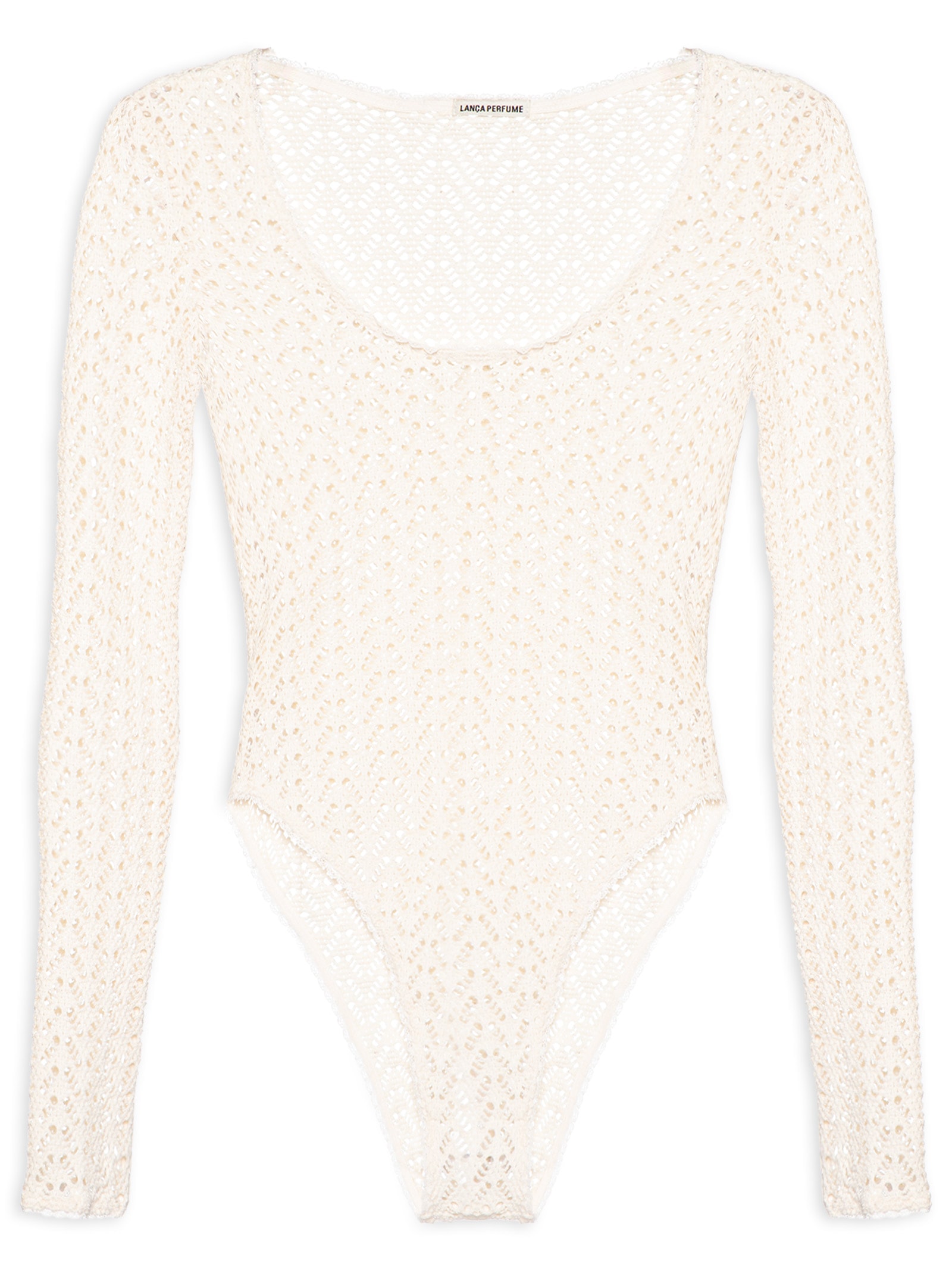 Body Feminino  Manga Longa Rendado – Off White Lança Perfume