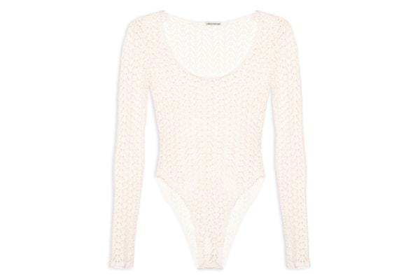 Body Feminino  Manga Longa Rendado – Off White
