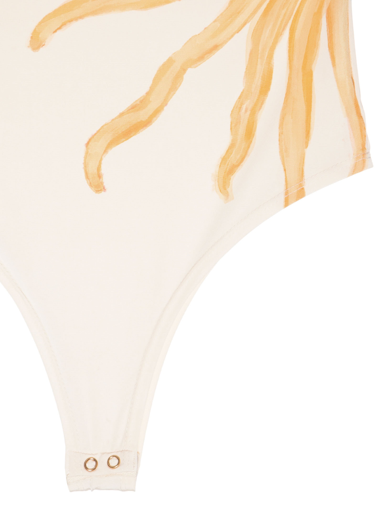 Body Feminino Ombro Único com Faixa Removível Bege My Favorite