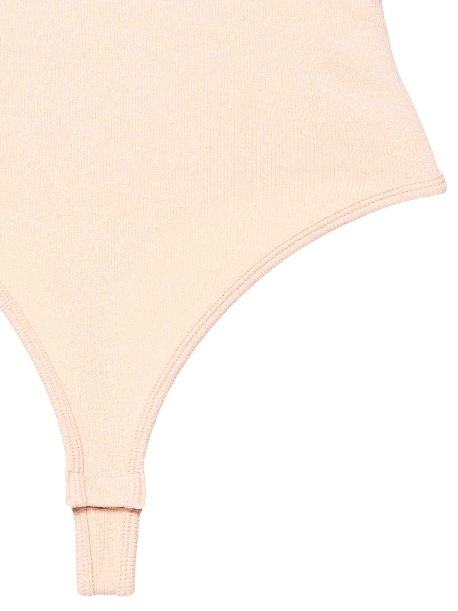 Body Feminino Poliamida Bege Basiq