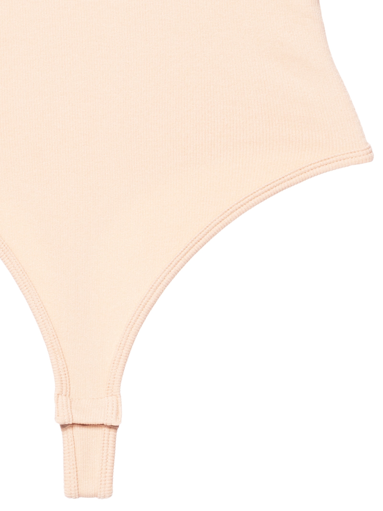 Body Feminino Poliamida Bege Basiq