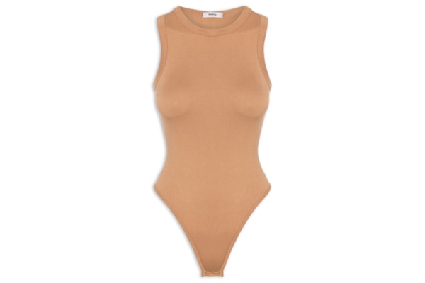 Body Feminino Poliamida - Marrom