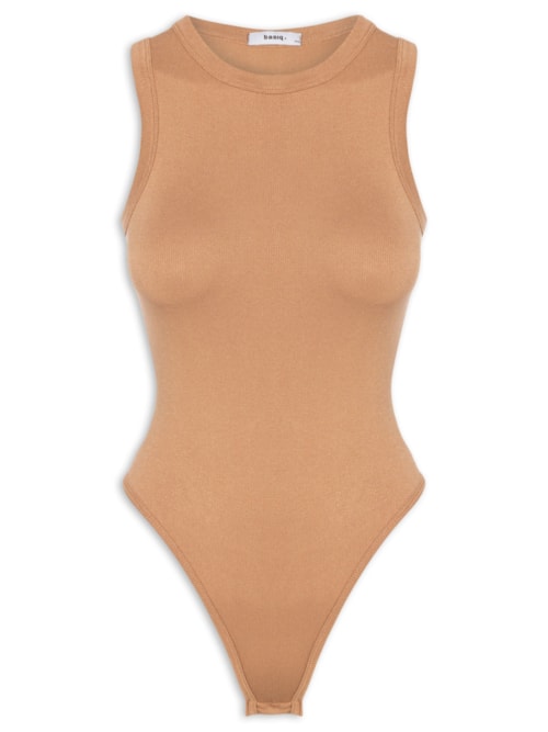 Body Feminino Poliamida – Marrom