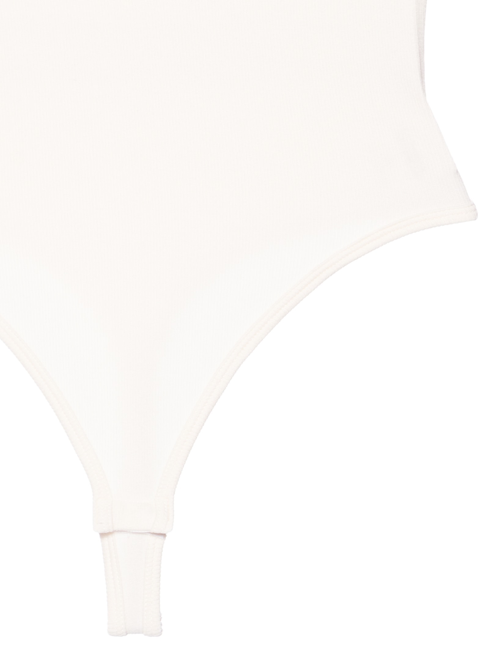 Body Feminino Poliamida Off White Basiq