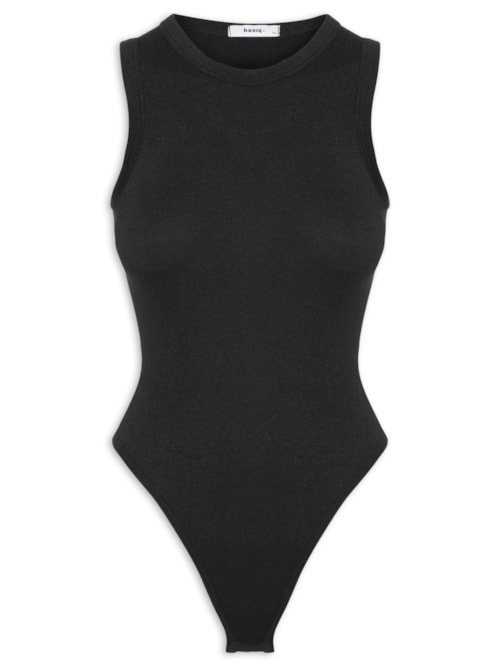 Body Feminino Poliamida – Preto