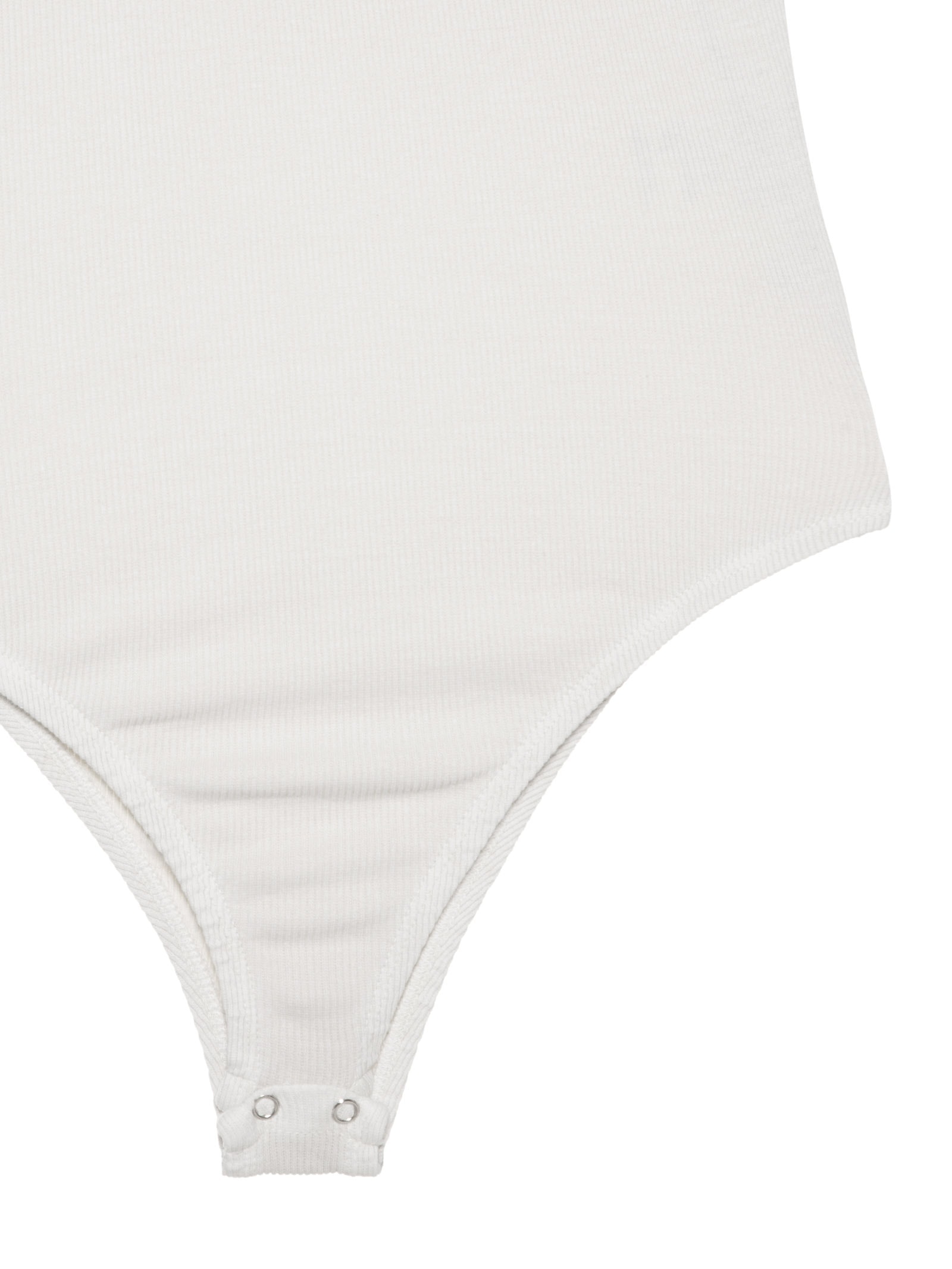 Body Feminino Recorte Off White Basiq