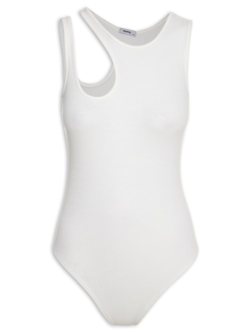 Body Feminino Recorte – Off White