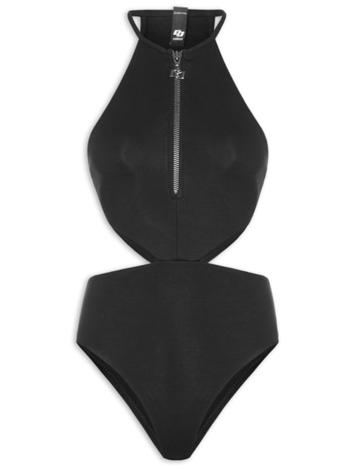 Body Feminino Recortes – Preto