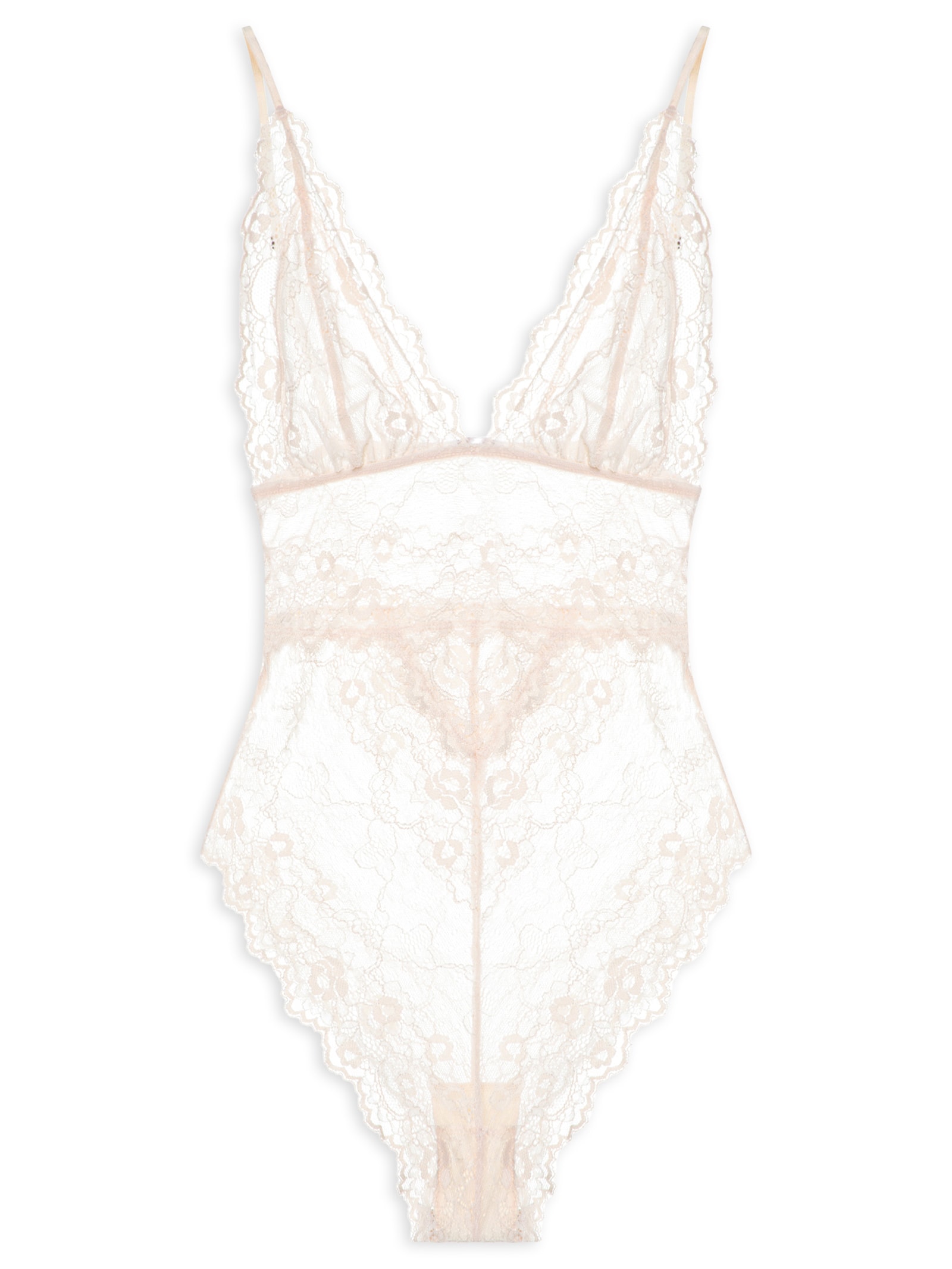 Body Feminino Renda Serena Bege Animale