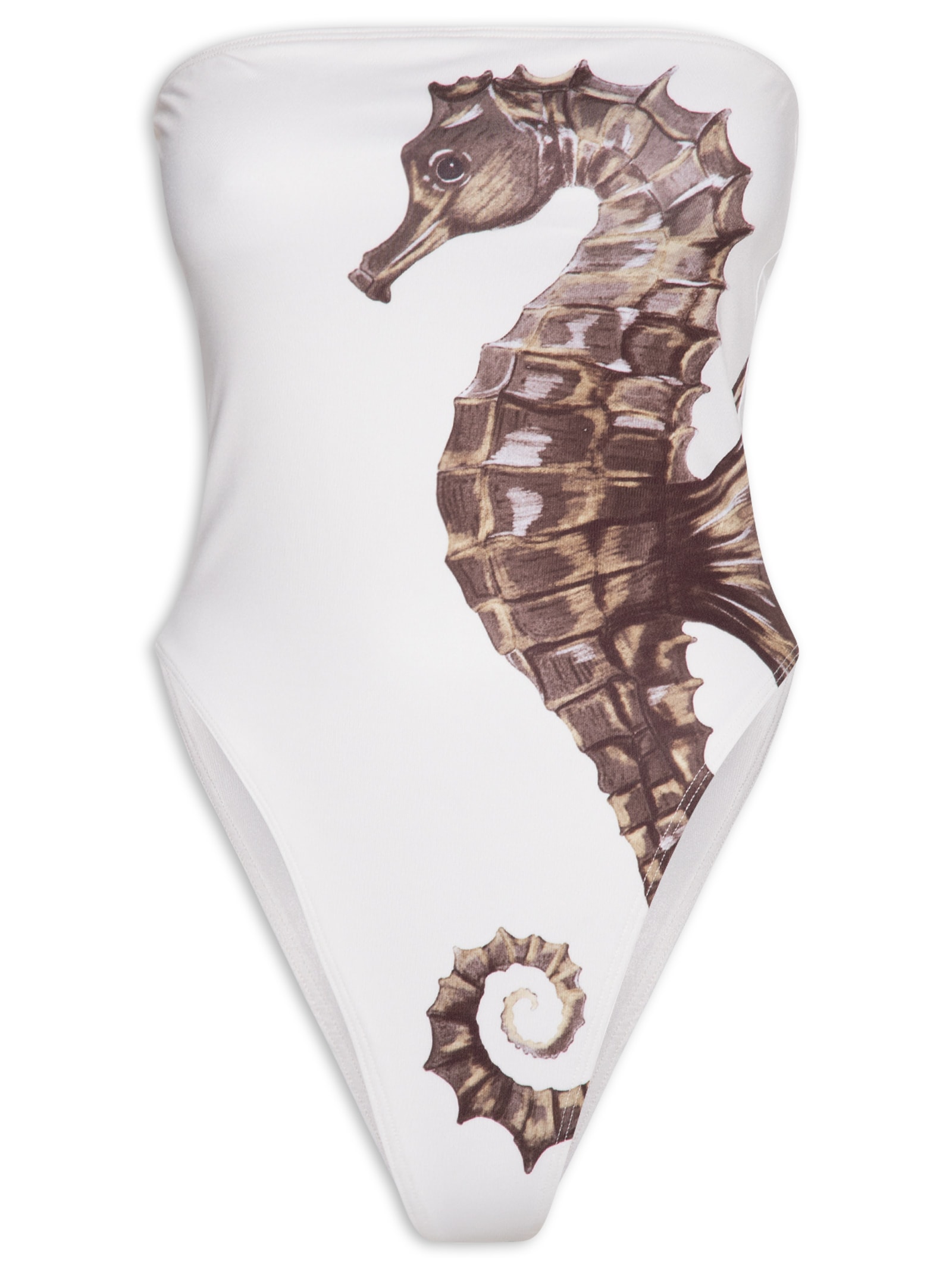 Body Feminino Sem Alça Estampado   Off White My Favorite