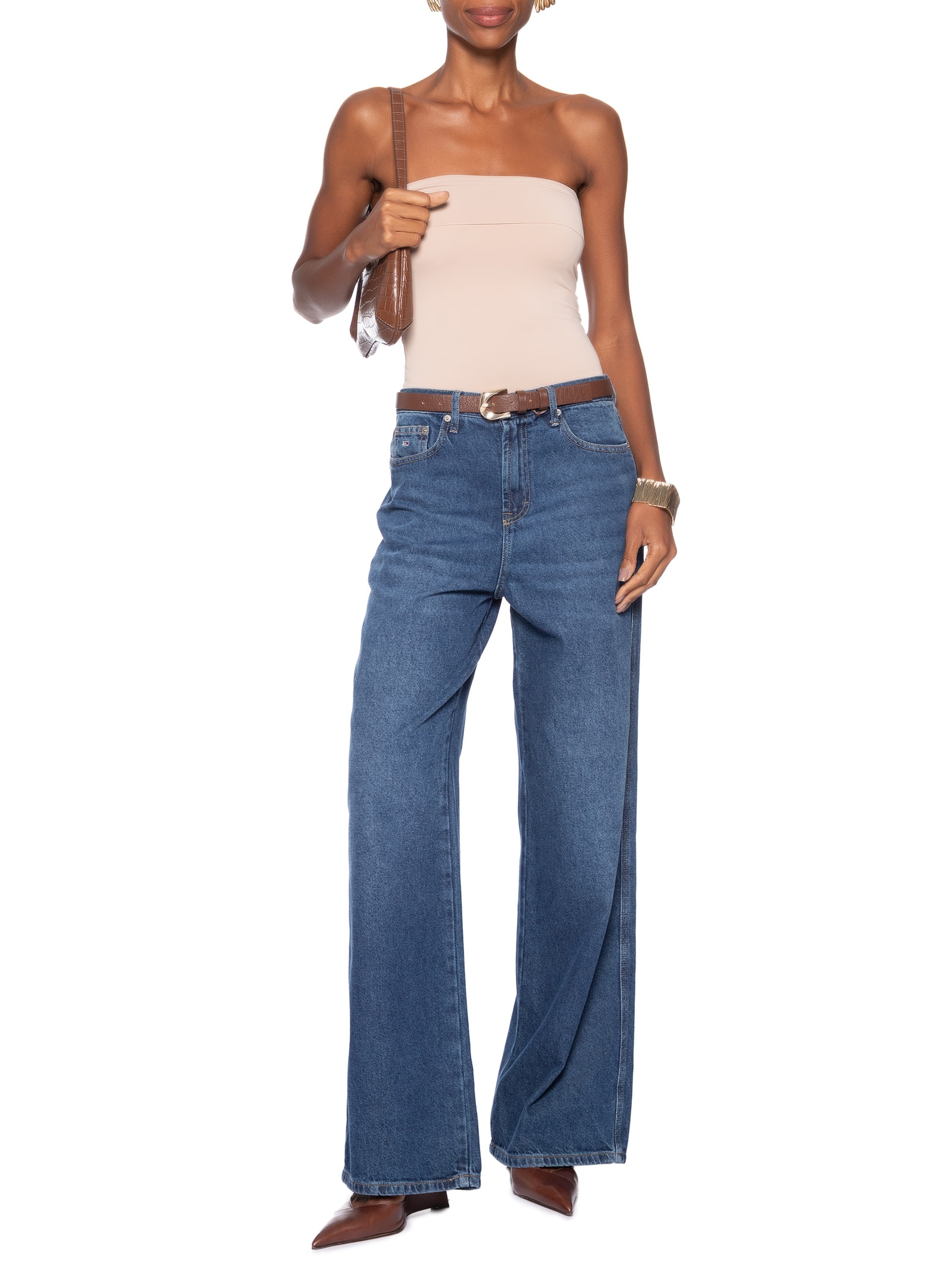 Body Feminino Tomara que Caia em Poliamida – Bege Market 33