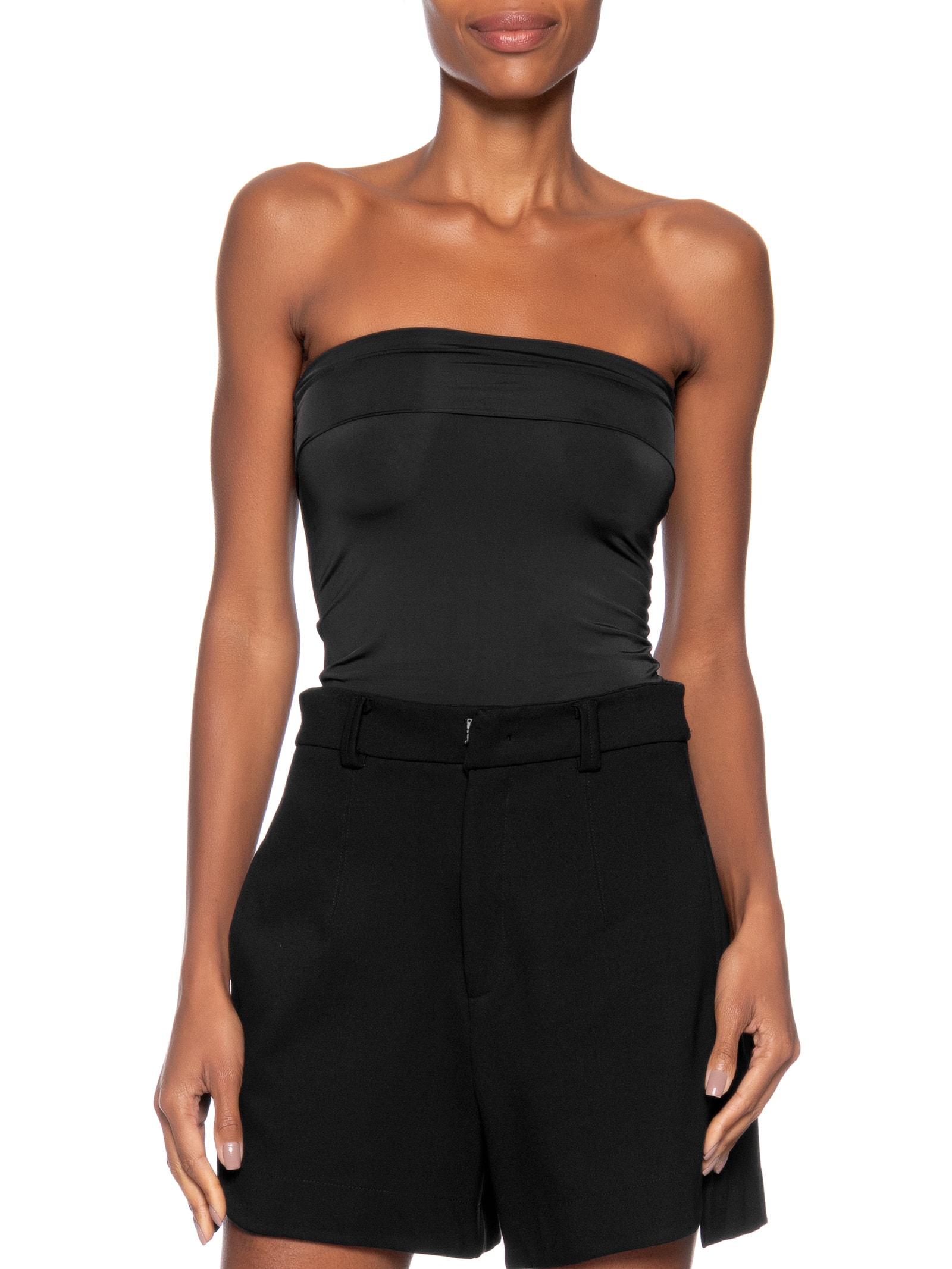 Body Feminino Tomara que Caia em Poliamida – Preto Market 33