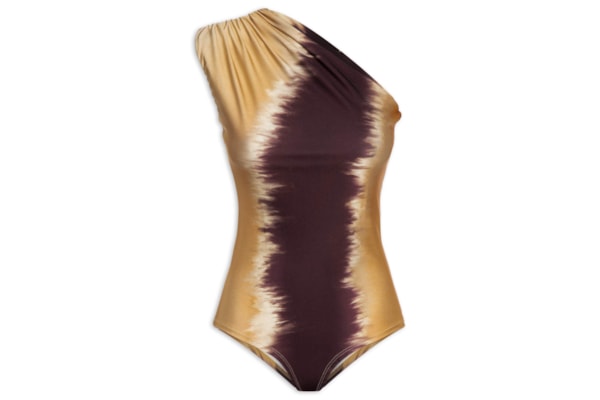 Body Femininp Ombro Único Estampado – Vermelho