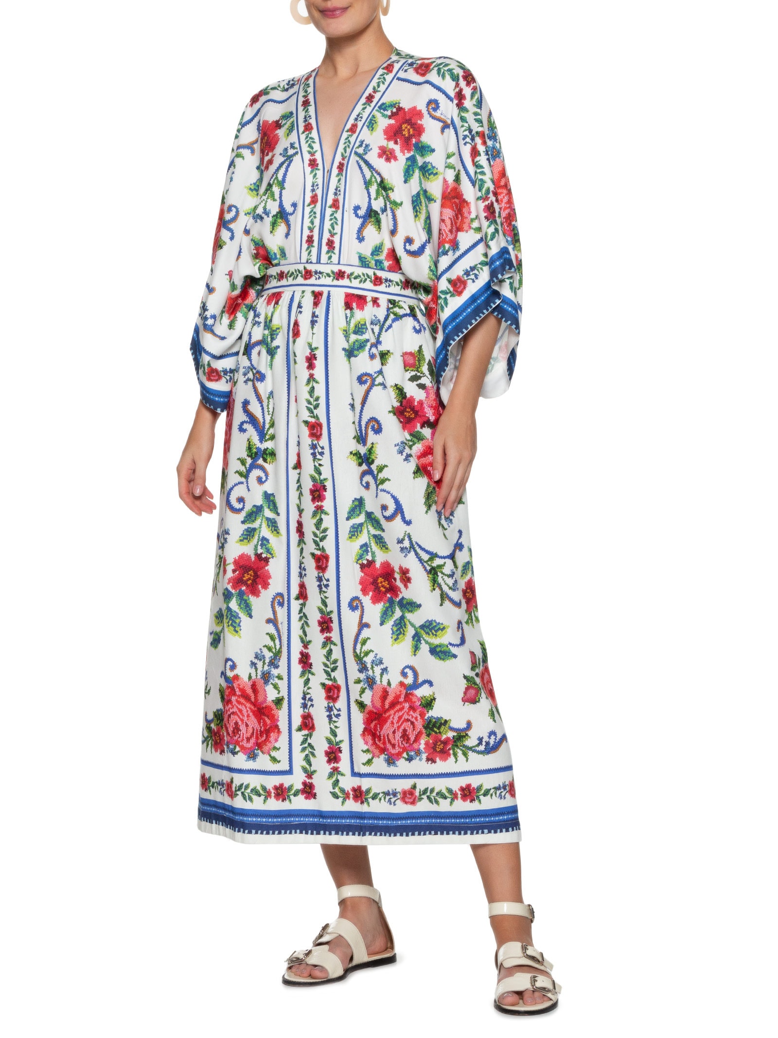 Body Flor Realeza Azul Farm