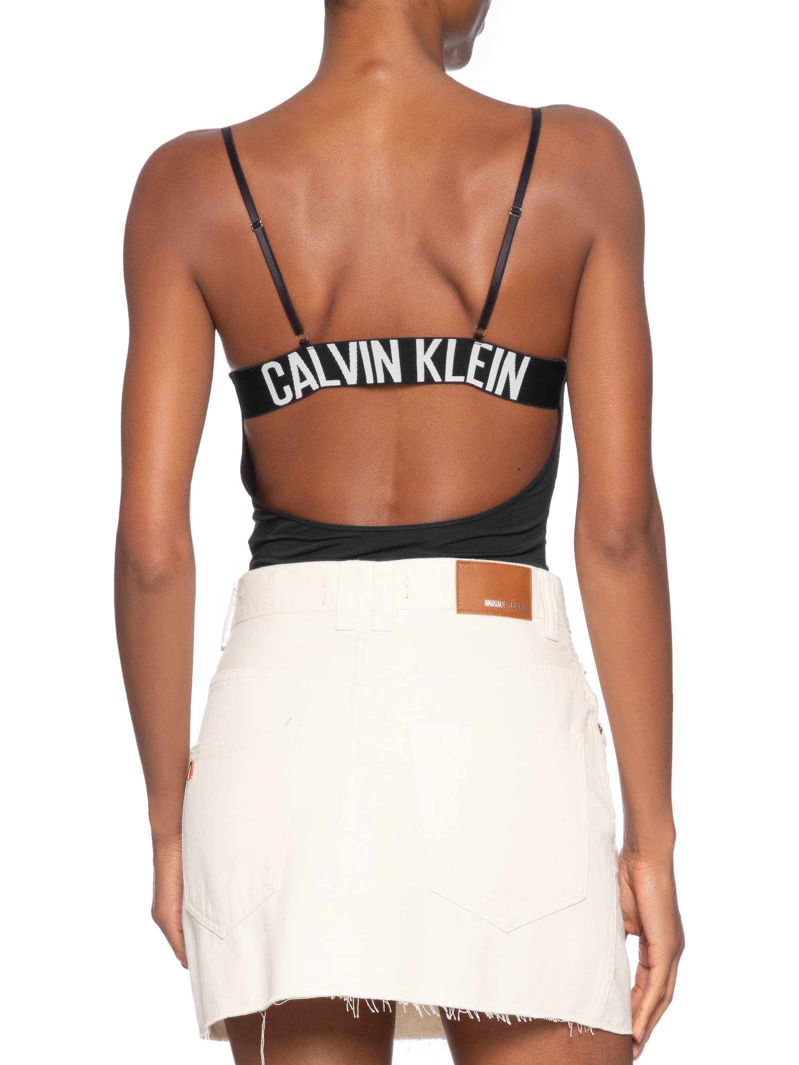 Body Franzido Micro Intense Power Preto Calvin Klein Underwear