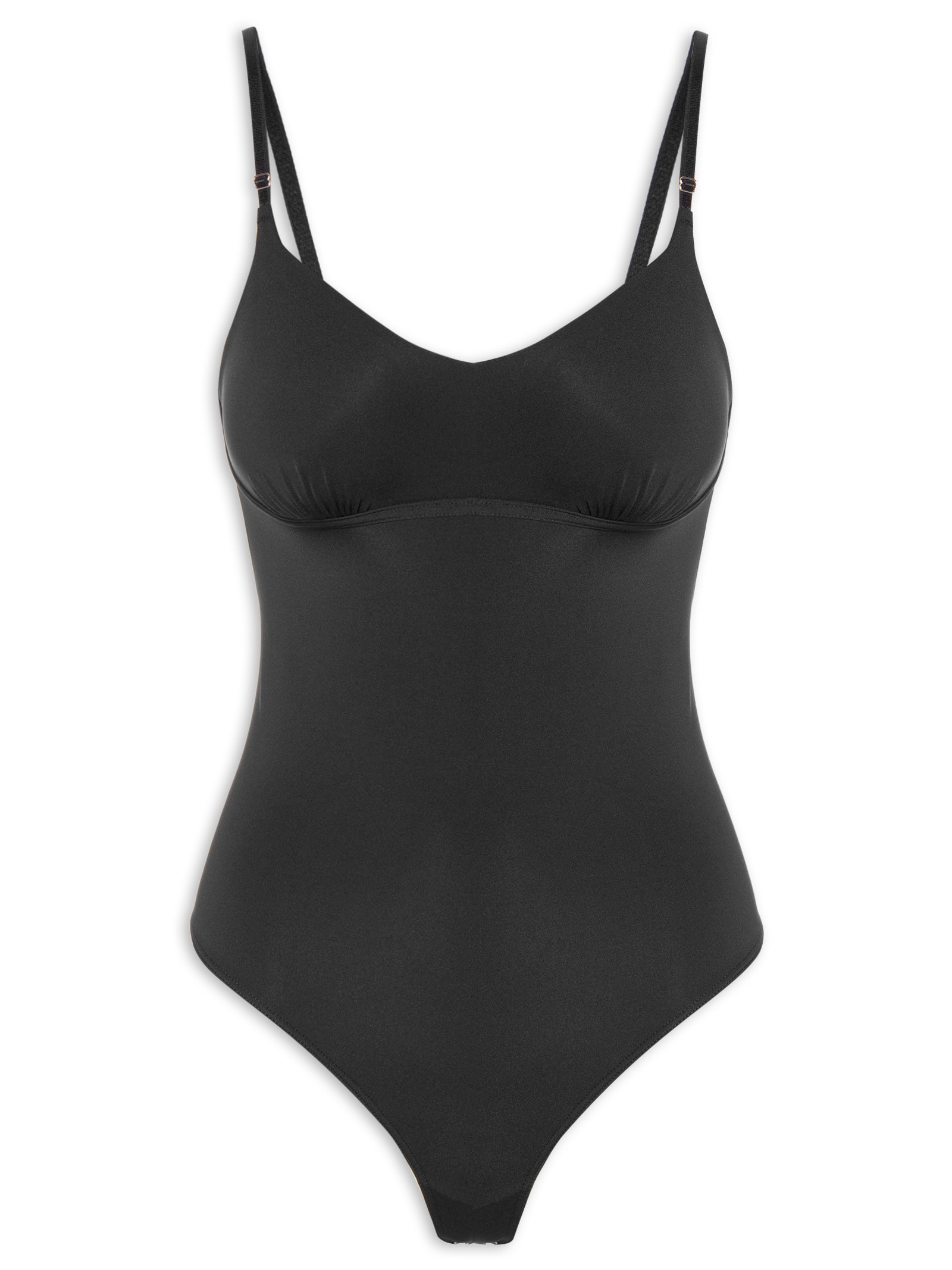 Body Franzido Micro Intense Power Preto Calvin Klein Underwear