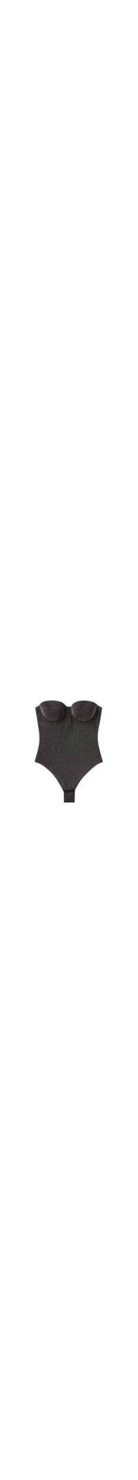 Body Giada Lamê Shimmering Passion - Cinza
