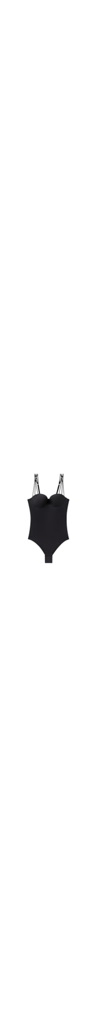 Body Ilenia Em Microfibra Ultralight - Preto