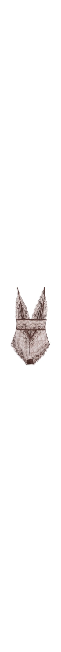 Body Intimates De Renda - Marrom