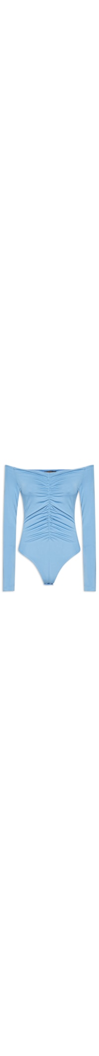 Body Jersey Manga Longa - Azul