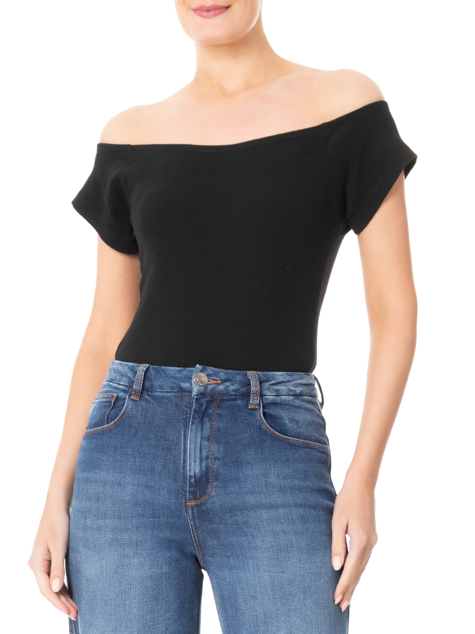 Body Liso Preto Basiq