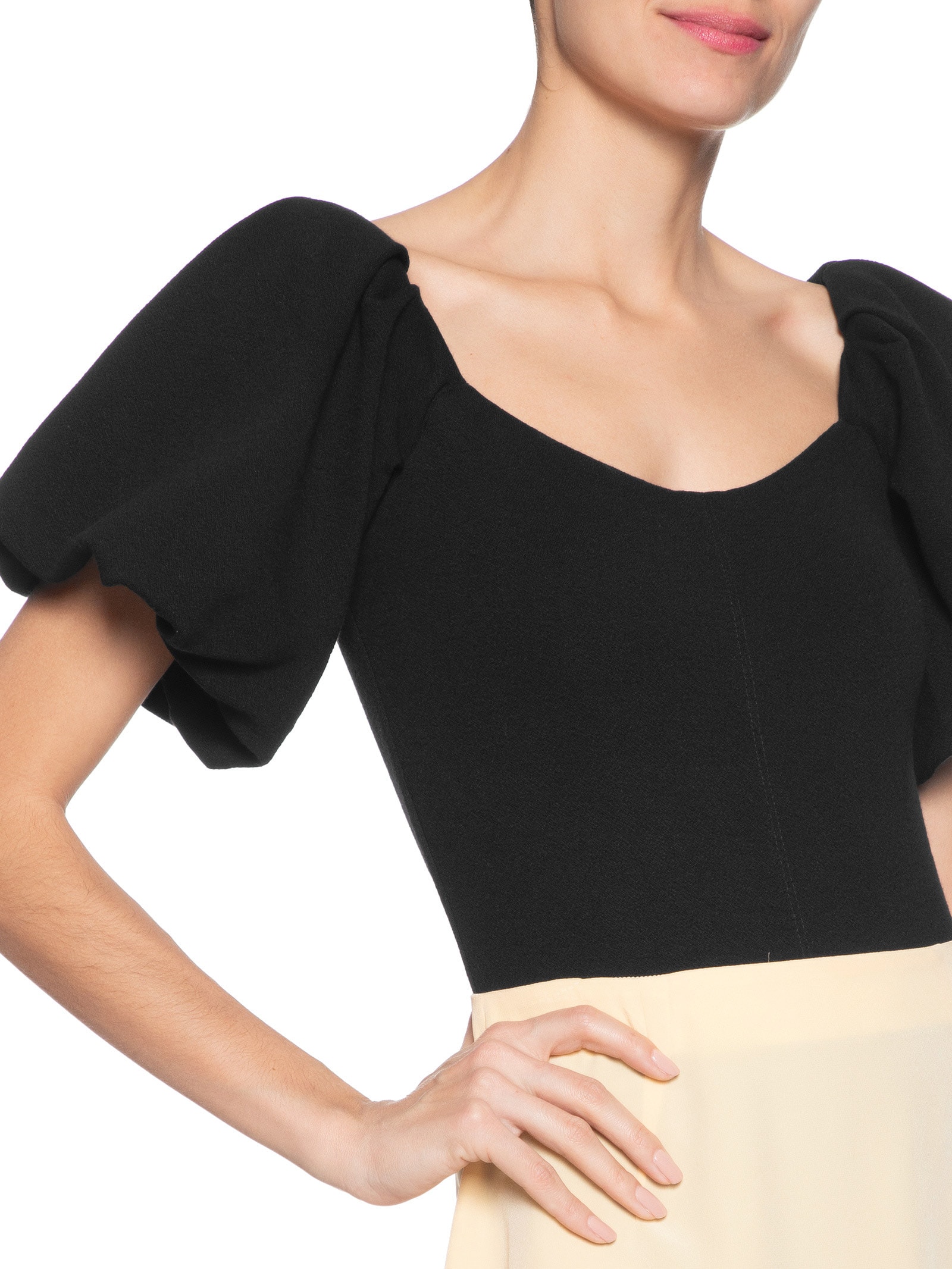 Body Manga Bombom Preto Animale