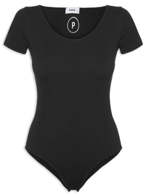 Body Manga Curta – Preto