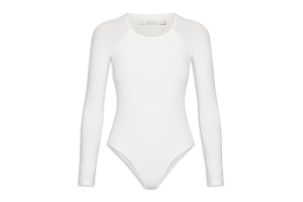 Body Manga Longa - Branco