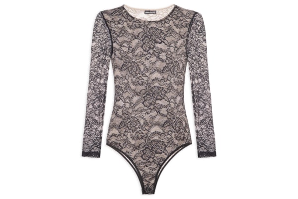 Body Manga Longa - Preto