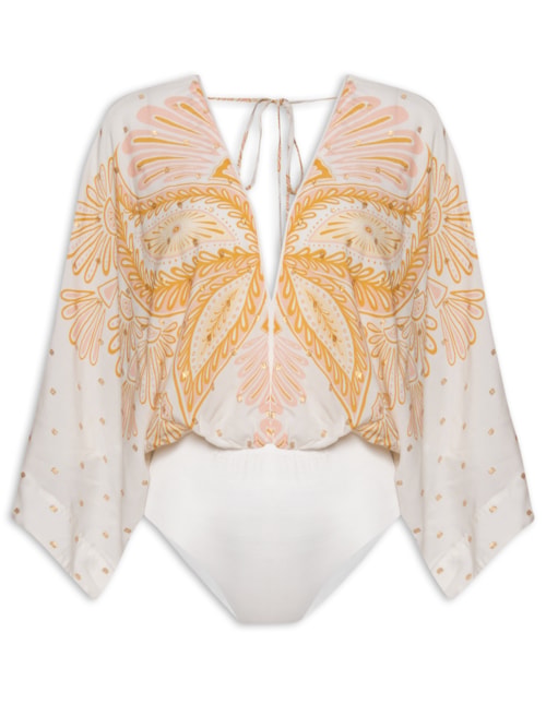 Body Manga Papillon - Bege