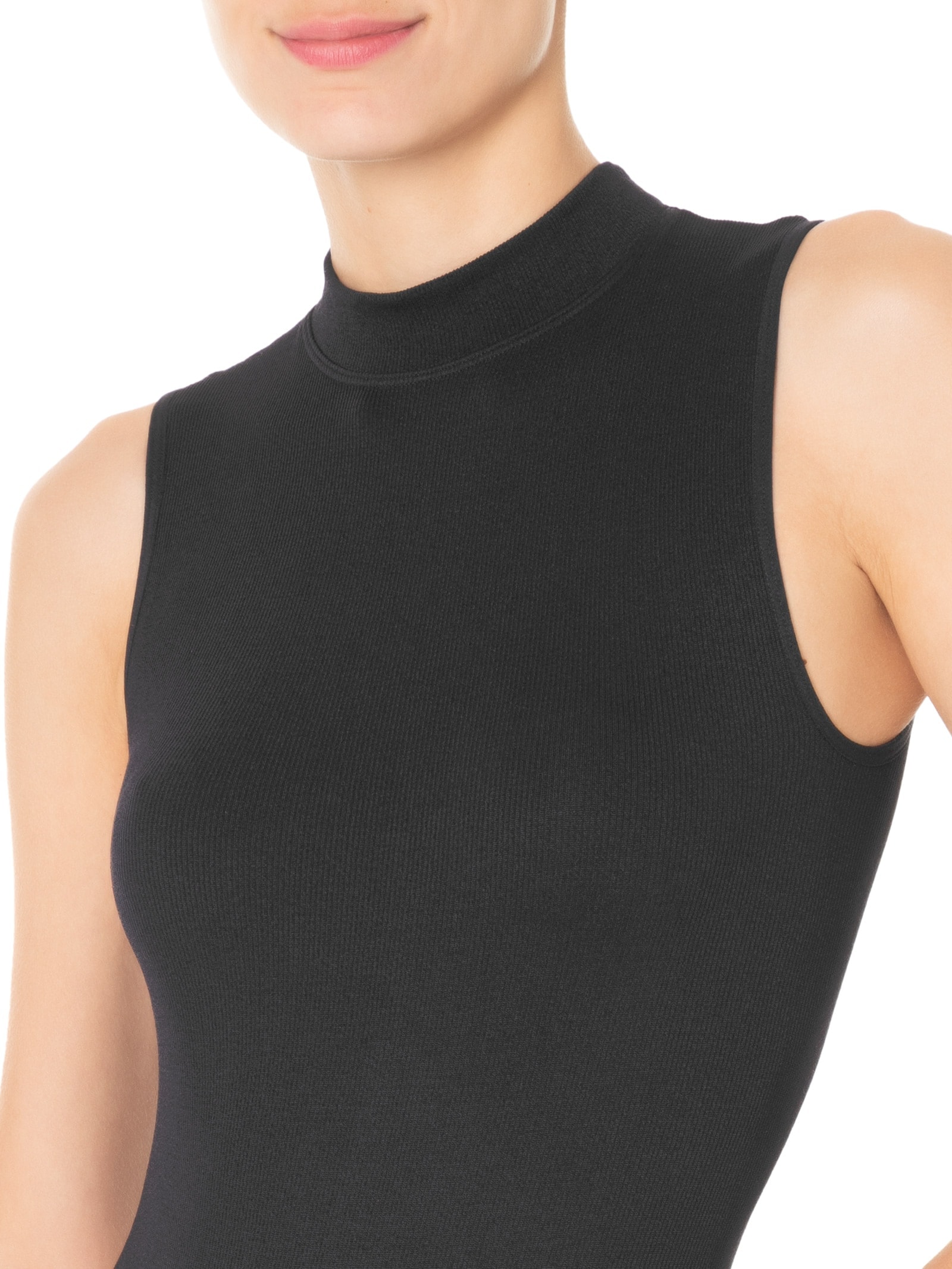 Body Poliamida Gola Alta Preto Basiq