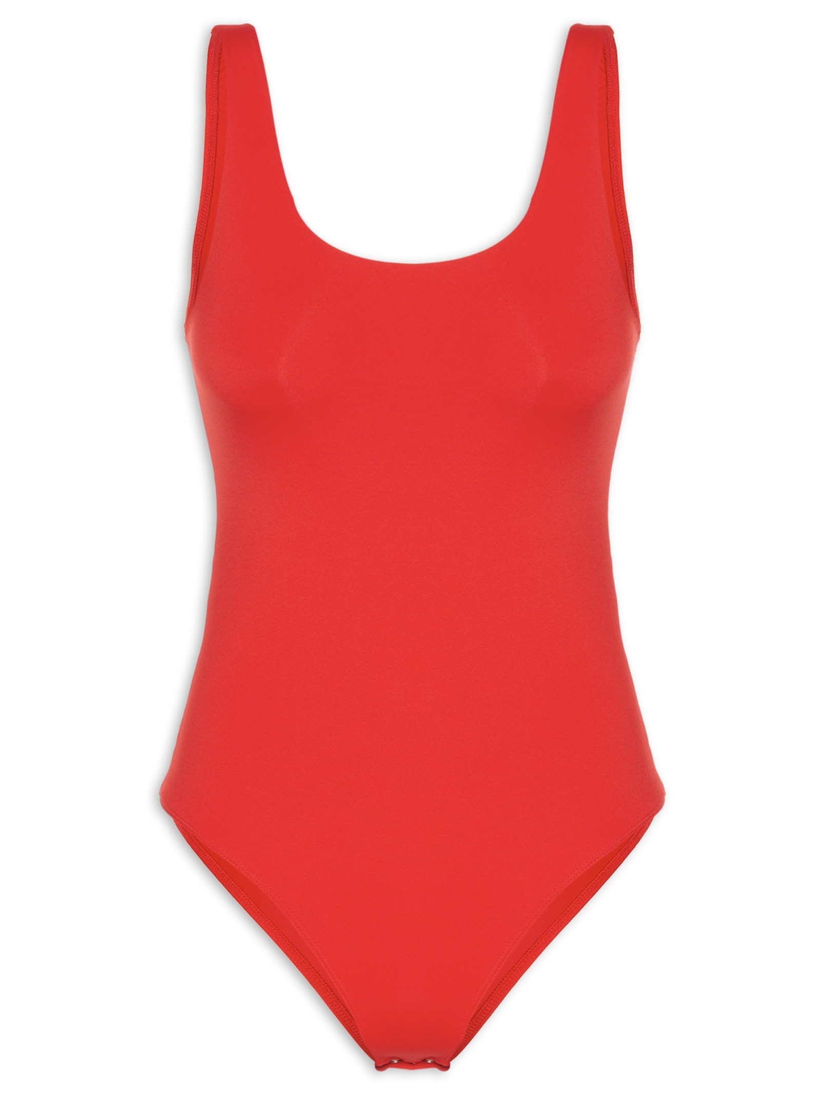 Body Regata Decote U Vermelho Colcci