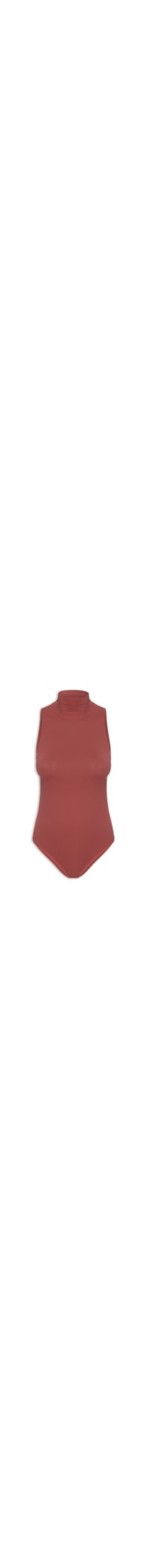 Body Regata em Microfibra Canelada Free - Vinho