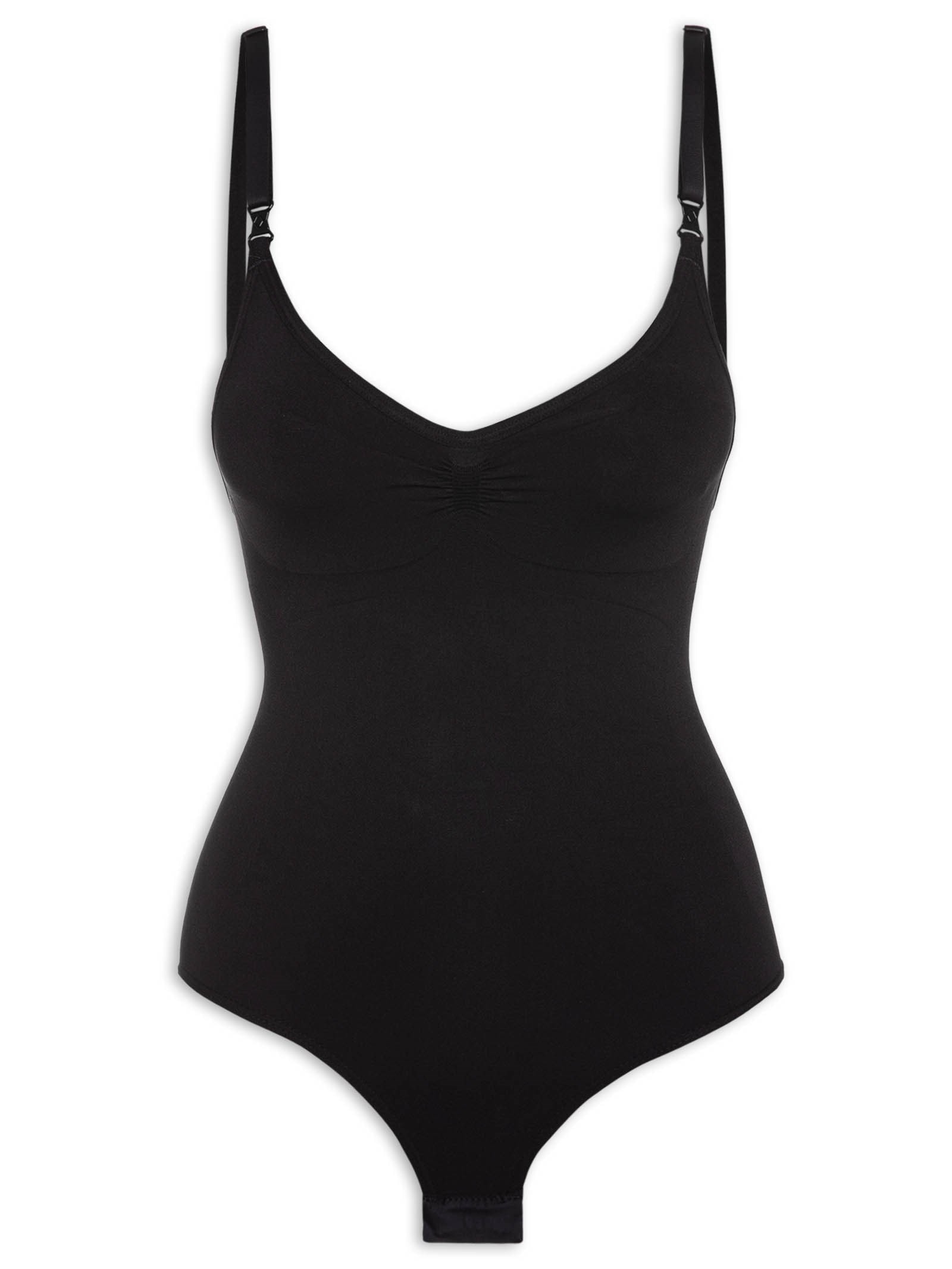 Body Slim Sem Costura Preto Lupo