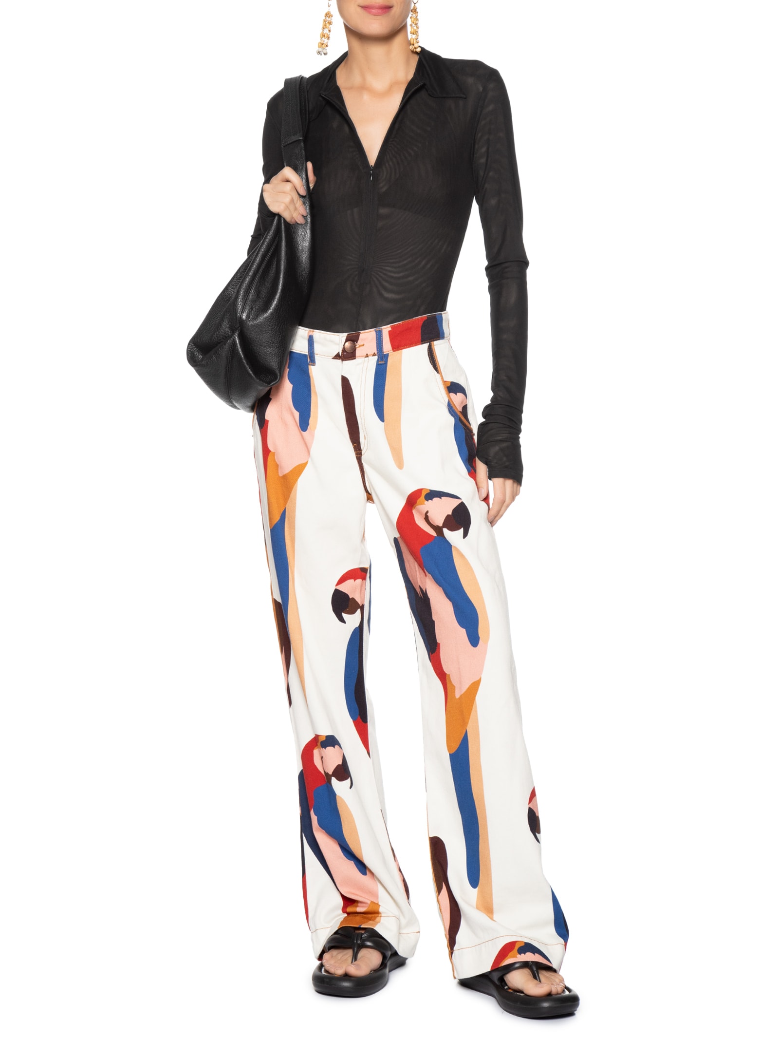 Body Tule Preto Farm